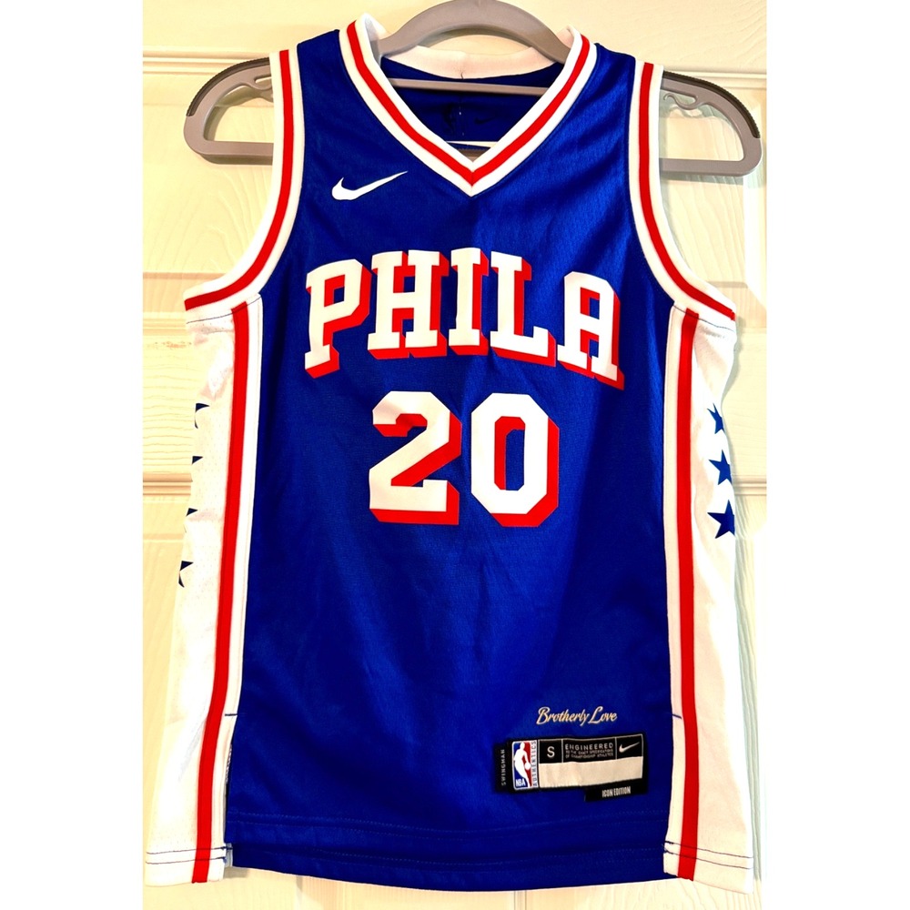 Nike Dri-Fit YS (8) Phildelphia NBA Jersey Icon Edition #20 Jared McMain NWT